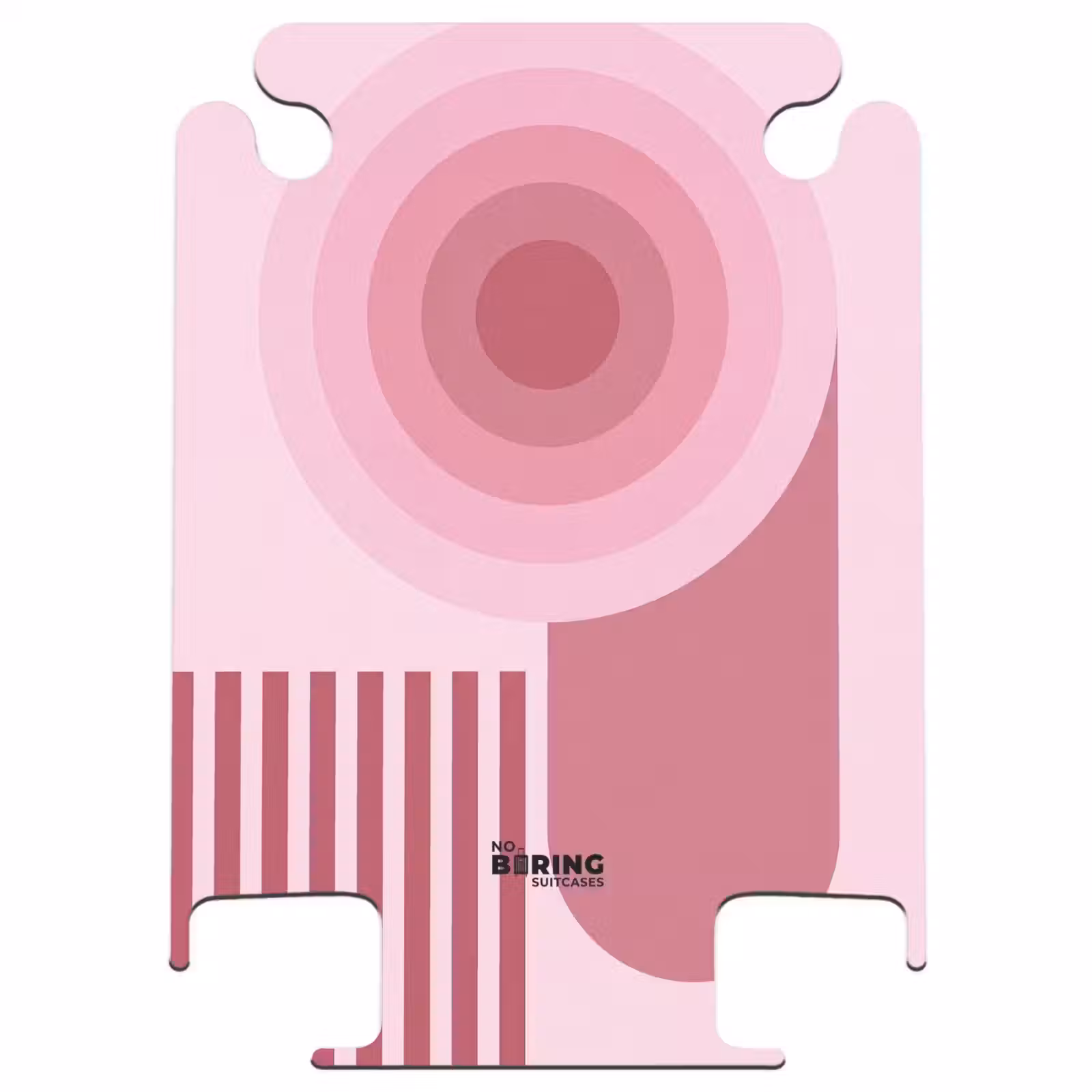 CaseSwap - Abstract - Cirkels - Strepen - Modern - Roze — 1