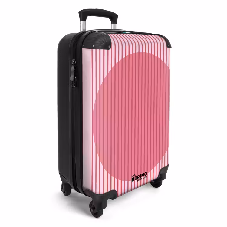 CaseSwap™ - Abstract - Strepen - Ovaal - Roze - Modern — 2