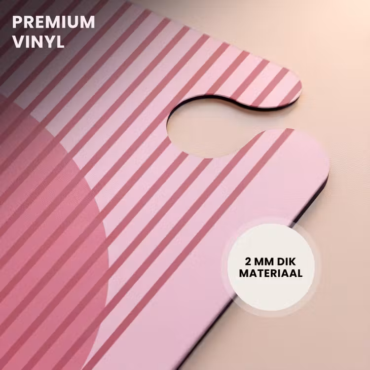 CaseSwap™ - Abstract - Strepen - Ovaal - Roze - Modern — 6