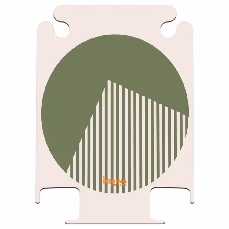 CaseSwap™ - Cirkel - Strepen - Geometrisch - Abstract - Groen — 1