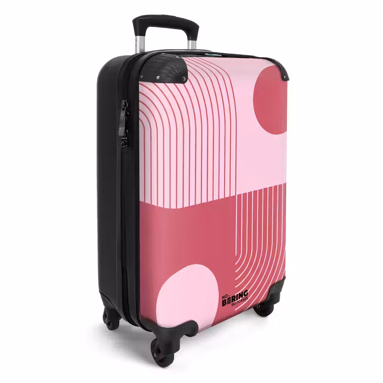 CaseSwap™ - Geometrie - Patroon - Abstract - Roze - Modern — 2