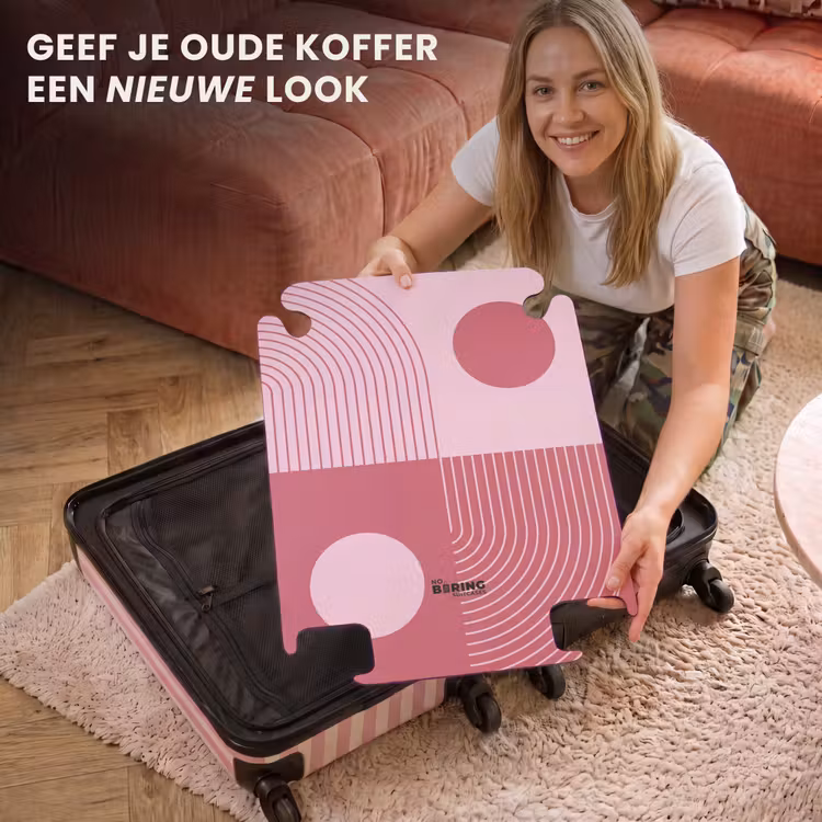 CaseSwap™ - Geometrie - Patroon - Abstract - Roze - Modern — 3