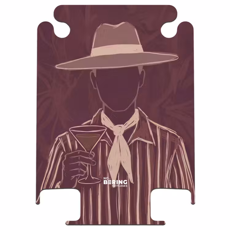CaseSwap™ - Mens - Hoed - Cocktail - Abstract - Bruin — 1