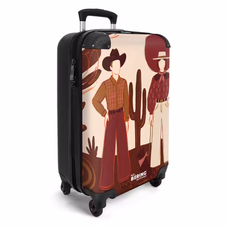 CaseSwap™ - Mensen - Cowboykleding - Westerse stijl - Illustratie - Bruin — 2