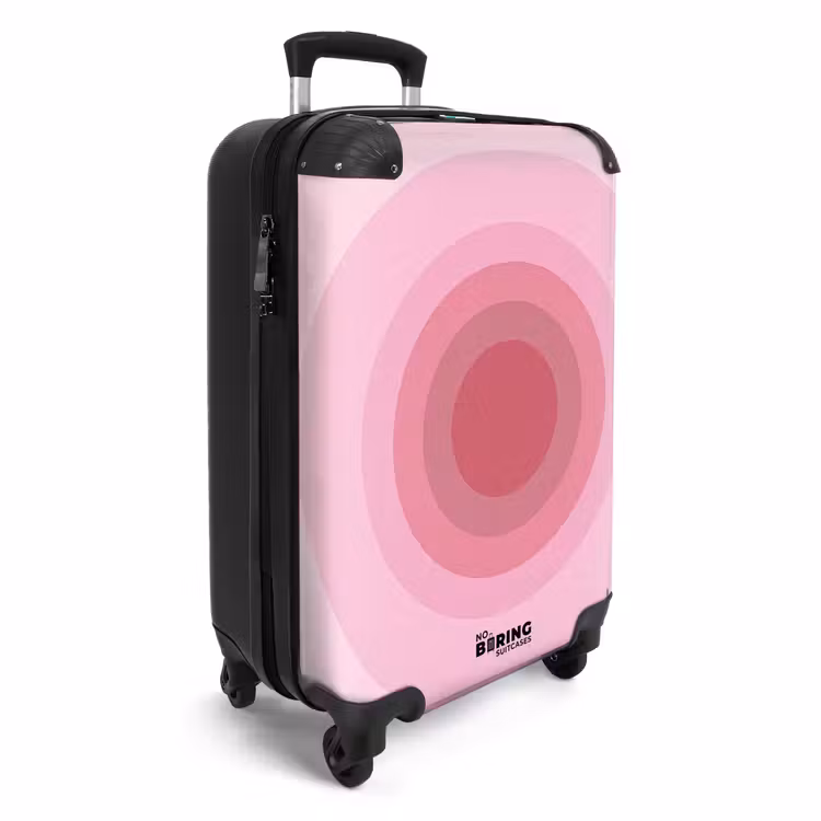 CaseSwap™ - Patroon - Cirkels - Abstract - Roze - Modern — 2