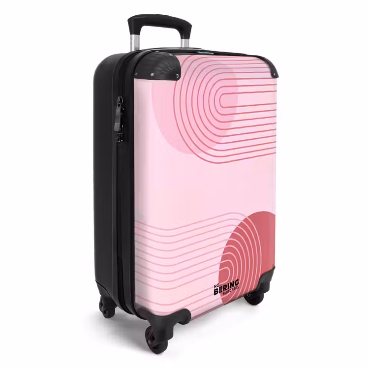 CaseSwap™ - Vormen - Lijnen - Minimalistisch - Roze — 2