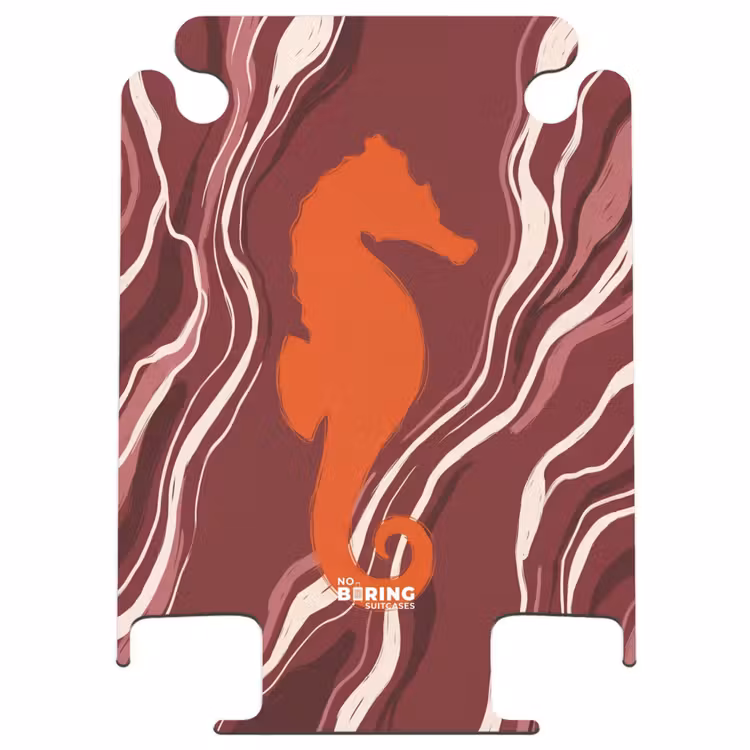 CaseSwap™ - Zeepaardje - Golven - Zeeleven - Abstract - Oranje — 1