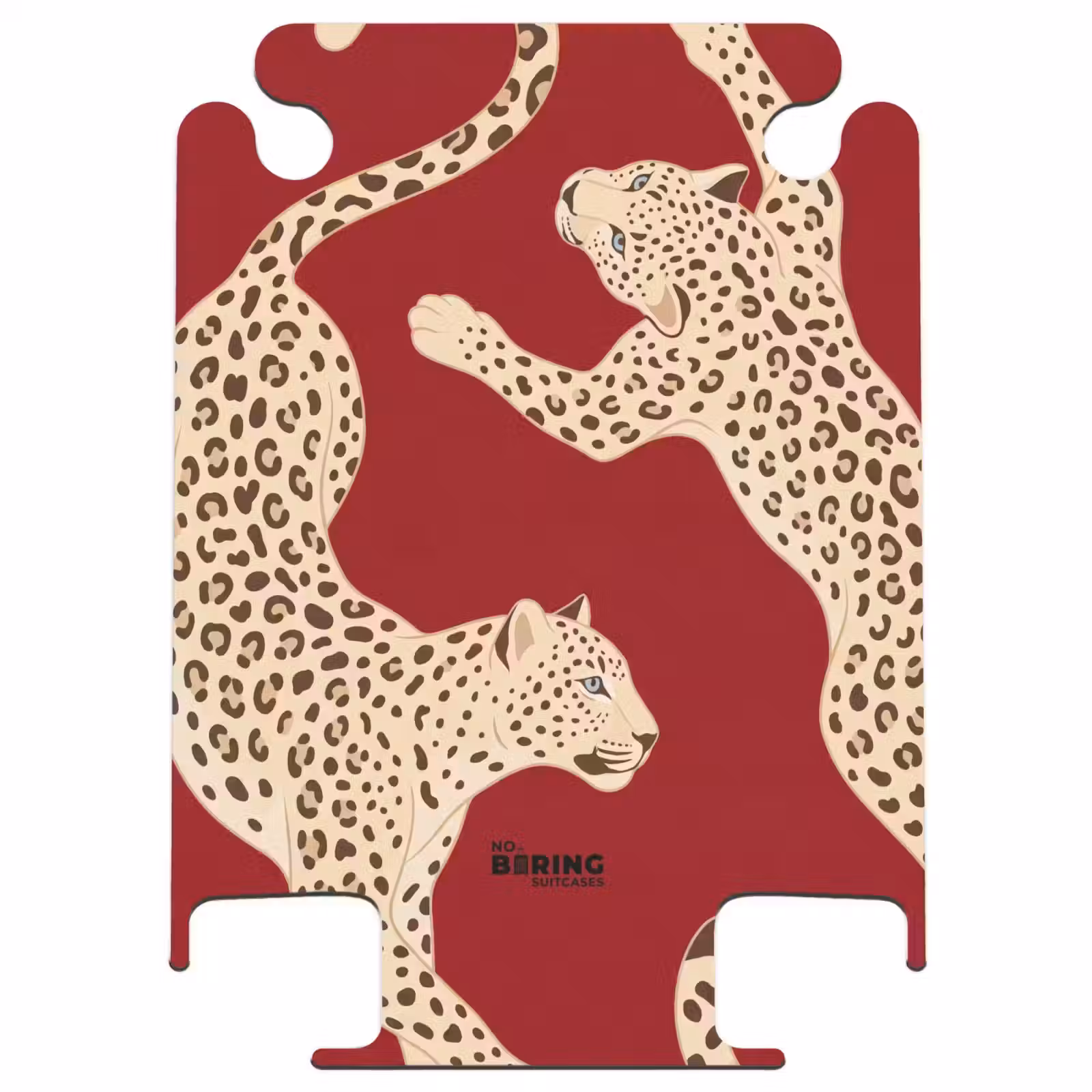CaseSwap™ - Dieren - Luipaard - Abstract - Rood - Modern — 1