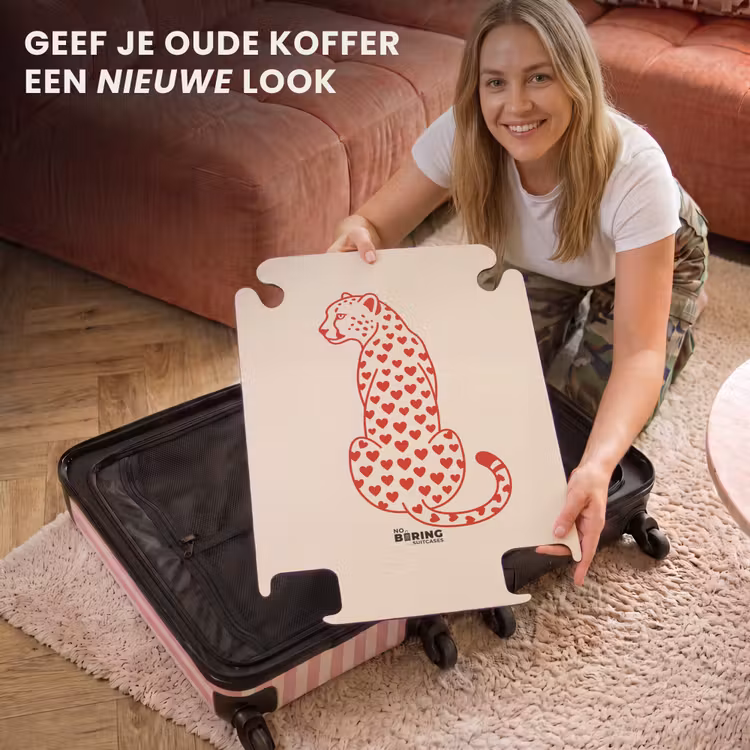 CaseSwap™ - Kat - Harten - Dieren - Modern - Rood — 3