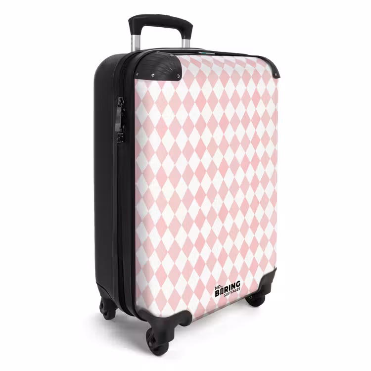 CaseSwap™ - Lichtroze - Ruiten - Geometrisch - Patroon — 2