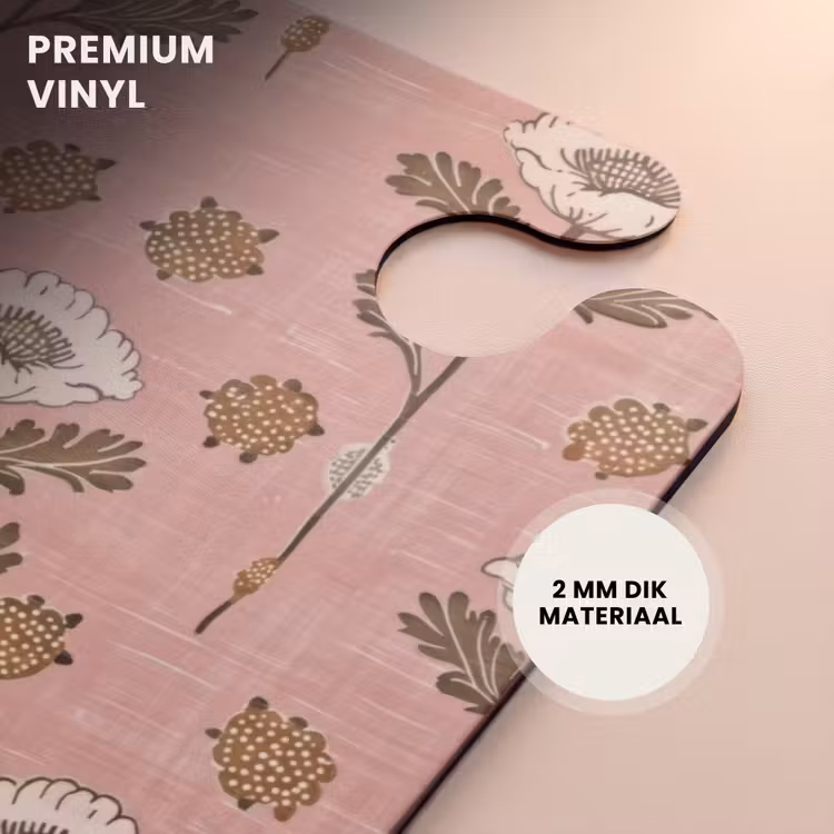 CaseSwap™ - Roze - Bloemen - Vintage - Textuur — 6