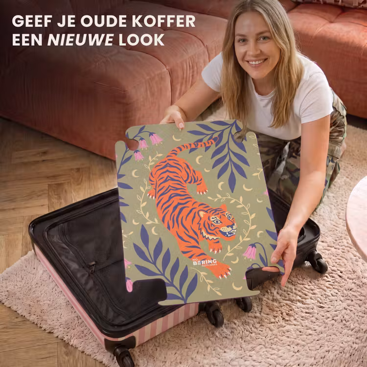 CaseSwap - Tijger - Bladeren - Dieren - Illustratie - Oranje — 3