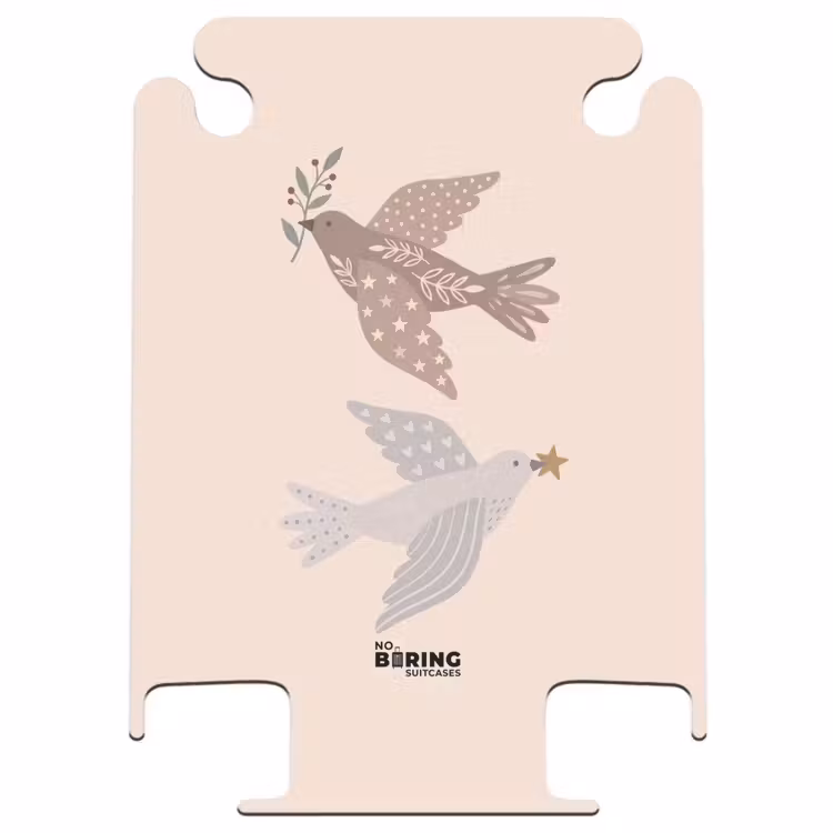 CaseSwap™ - Vogel - Bessen - Natuur - Modern - Beige — 1