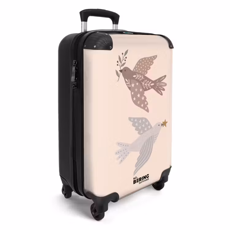 CaseSwap™ - Vogel - Bessen - Natuur - Modern - Beige — 2