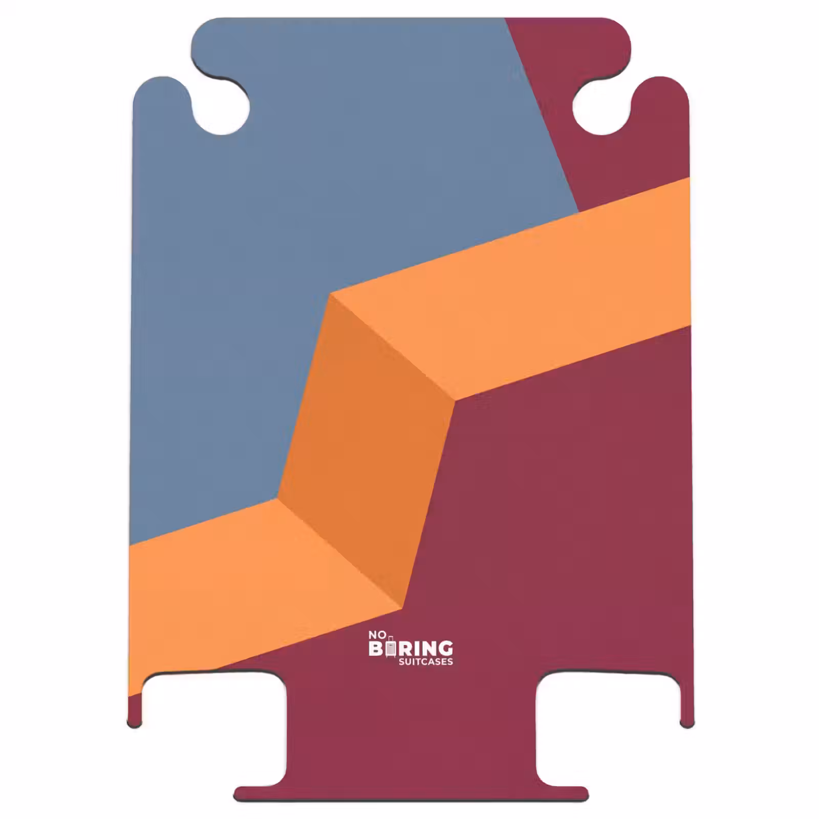 CaseSwap™ - Abstract - Vormen - Modern - Blauw - Oranje — 1