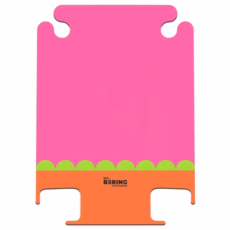 CaseSwap™ - Abstract - Geometrisch - Kleurblokken - Roze - Oranje — 1
