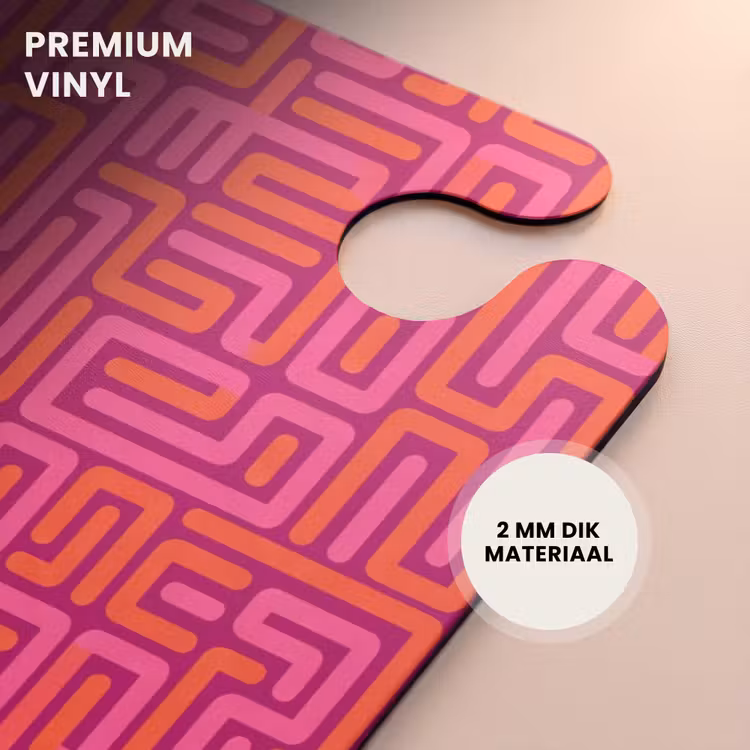 CaseSwap™ - Abstract - Patroon - Lijnen - Roze - Oranje — 6