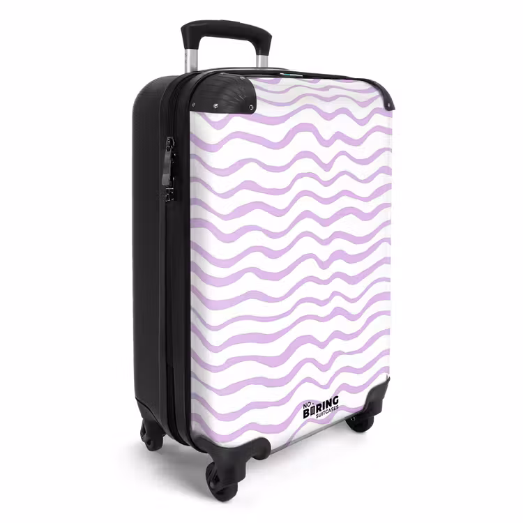 CaseSwap - Lila - Geometrisch - Golfjes - Lijnen - Patroon — 2