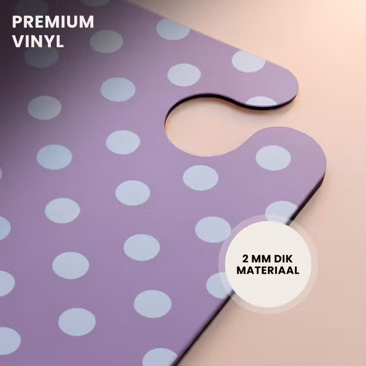 CaseSwap™ - Paars - Blauw - Geometrisch - Stippen - Polka Dot - Patroon — 6