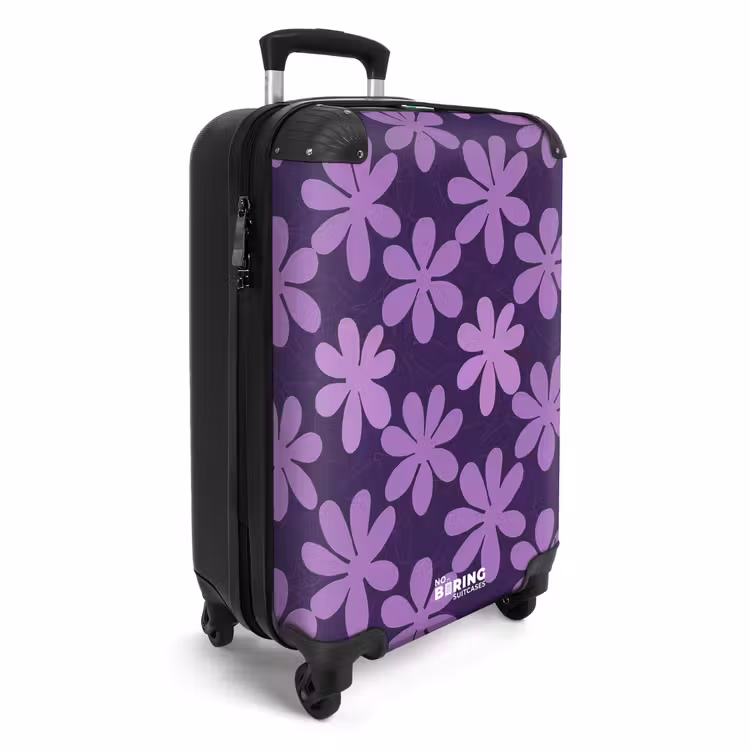 CaseSwap™ - Paars - Botanisch - Bloemen - Retro - Patroon — 2