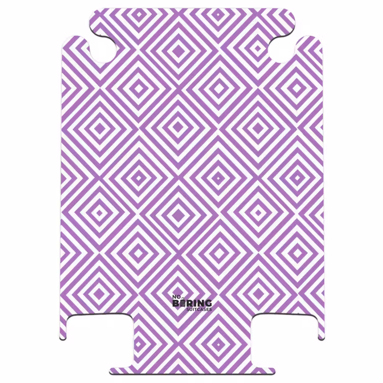 CaseSwap™ - Paars - Geometrisch - Ruiten - Concentrisch - Patroon — 1
