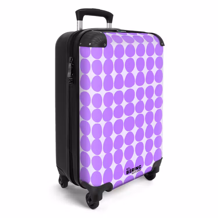 CaseSwap™ - Paars - Geometrisch - Stippen - Polka Dot - Patroon — 2
