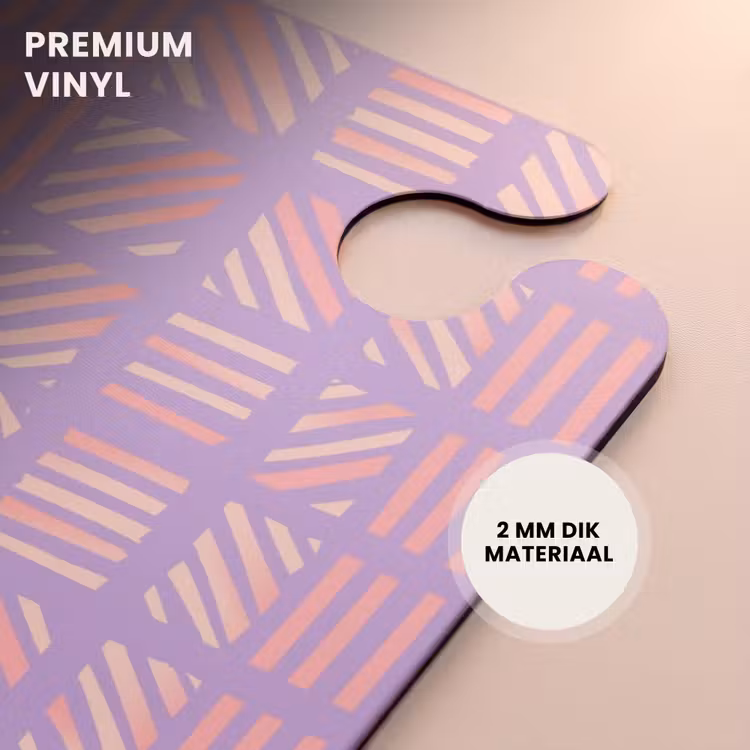 CaseSwap™ - Paars - Roze - Geometrisch - Strepen - Blokken - Patroon — 6