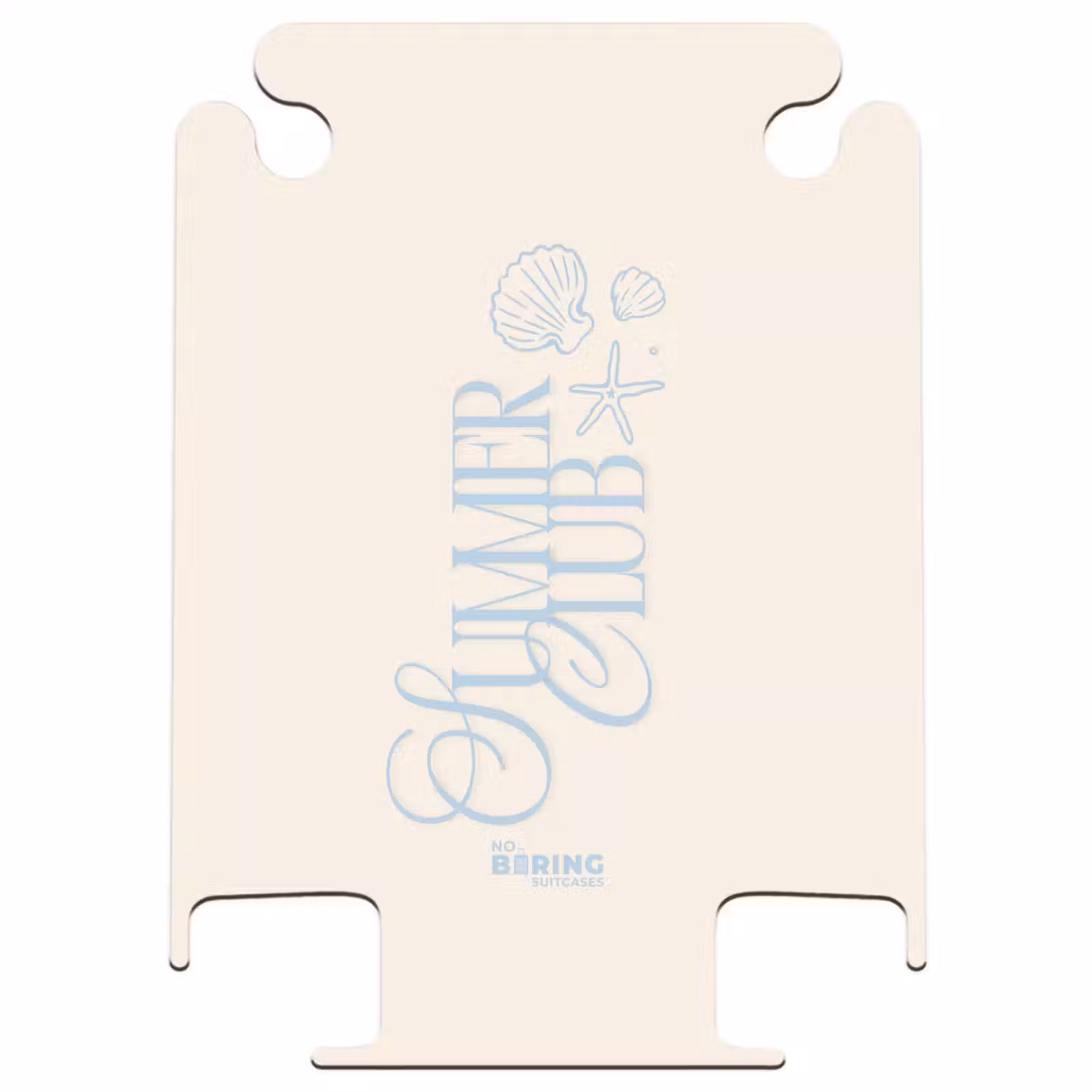 CaseSwap™ - Summer club - Schelpjes - Blauw - Wit — 1