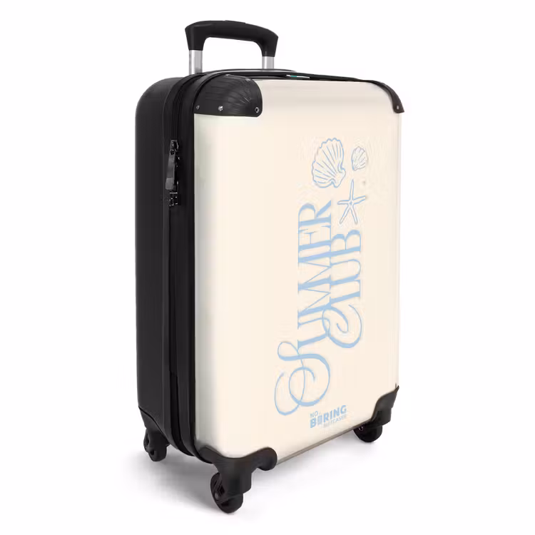 CaseSwap™ - Summer club - Schelpjes - Blauw - Wit — 2
