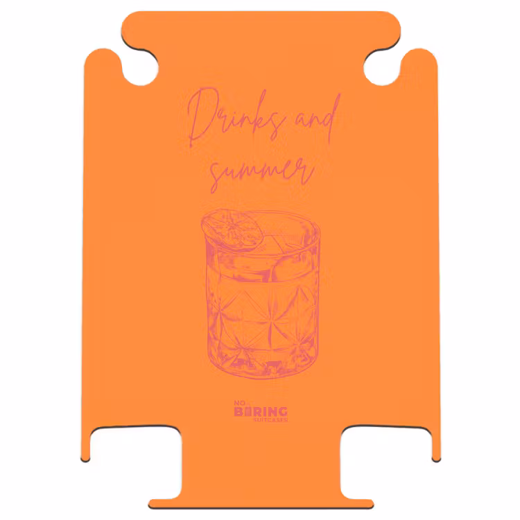 CaseSwap - Cocktailglas - Oranje - Roze — 1