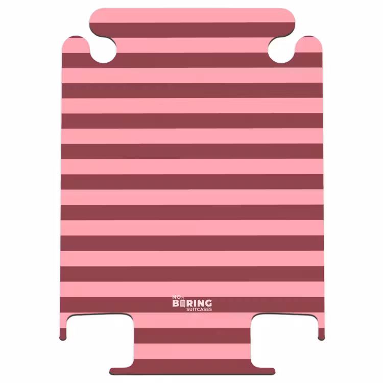 CaseSwap™ - Horizontale strepen - Rood - Roze — 1