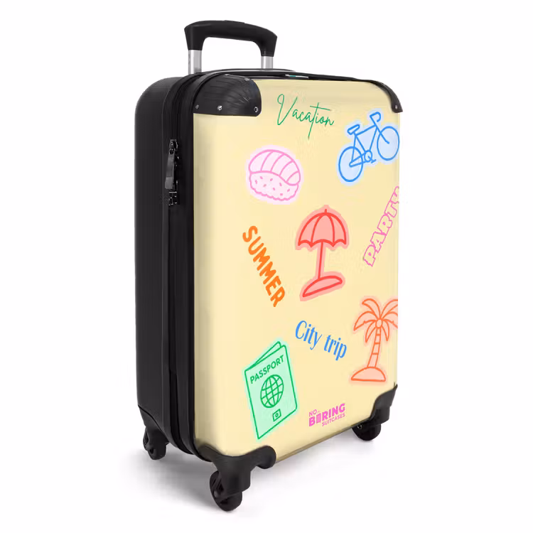 CaseSwap™ - Kleurrijk - Palmboom - Fiets — 2