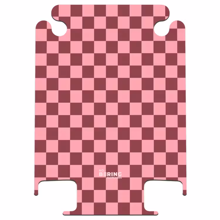 CaseSwap™ - Schaakbordpatroon - Rood - Roze — 1