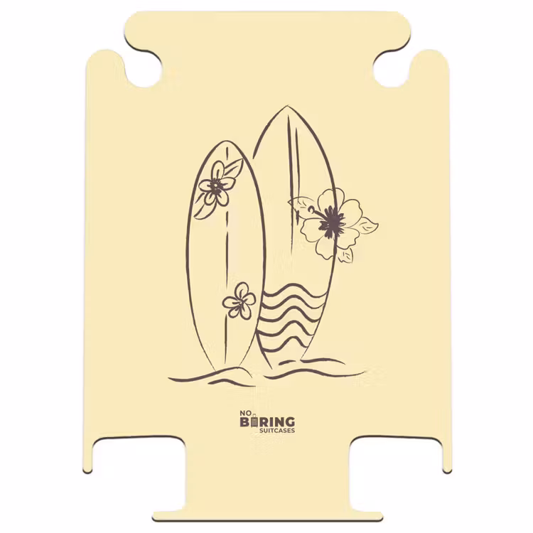 CaseSwap™ - Surfboard - Bloemen - Geel — 1