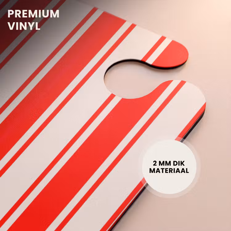 CaseSwap™ - Verticale strepen - Rood - Wit — 6
