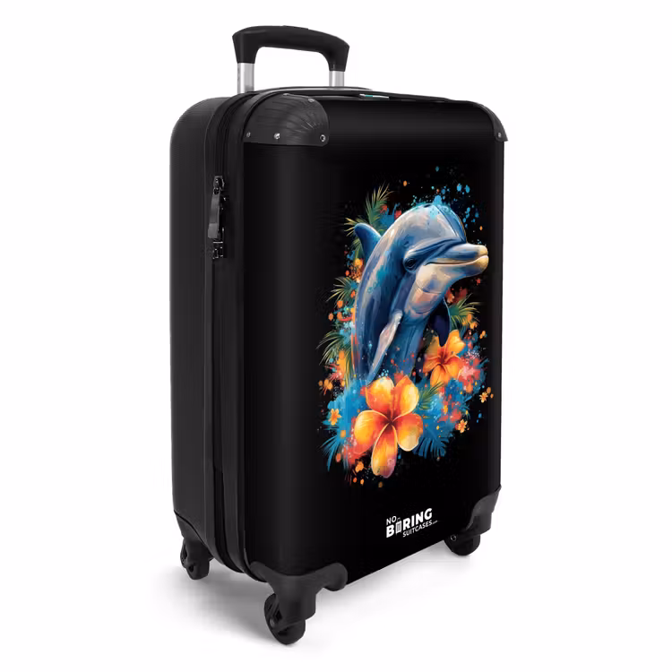 CaseSwap™ - Dolfijn te midden van graffiti bloemen — 2