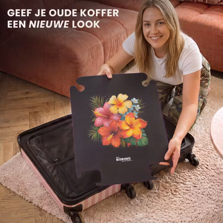 CaseSwap™ - Tropische bloemen in street art stijl — 3
