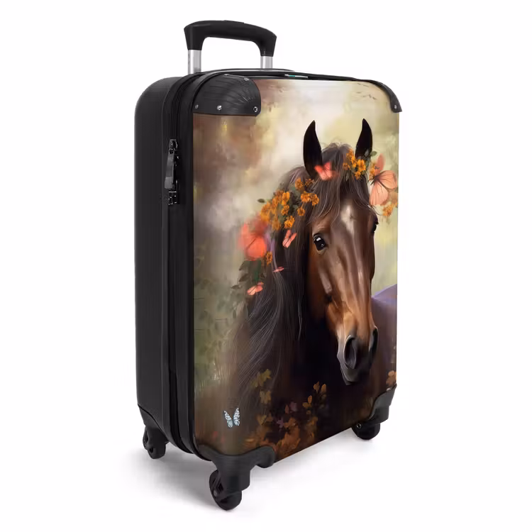 CaseSwap™ - Koffer - Paard - Dieren - Bloemen - Bos - Vlinder — 2