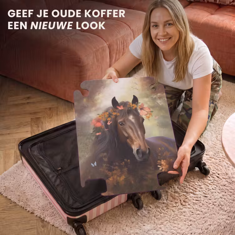 CaseSwap™ - Koffer - Paard - Dieren - Bloemen - Bos - Vlinder — 3