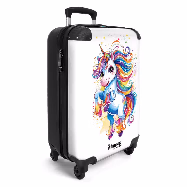 CaseSwap - Steigerende Eenhoorn met Regenboogmanen — 2