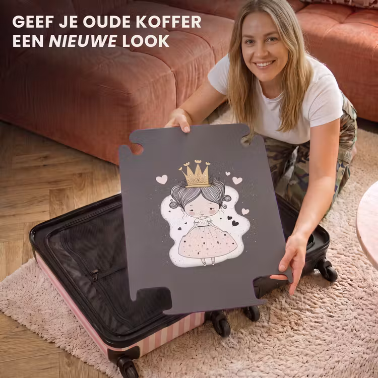 CaseSwap - Kleine prinses op zwarte achtergrond — 3