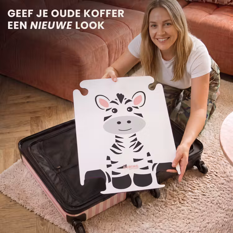 CaseSwap™ - Kinderkoffer - Zebra — 3