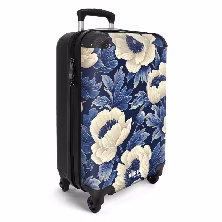 CaseSwap - Vintage bloemen - Blauw — 2