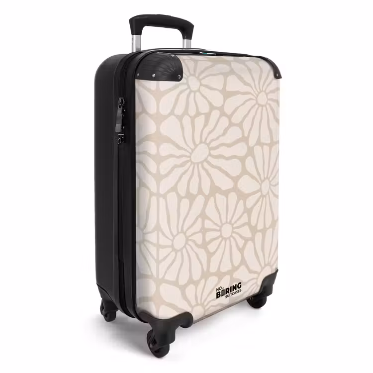 CaseSwap™ - Pastel bloemen - Beige — 2