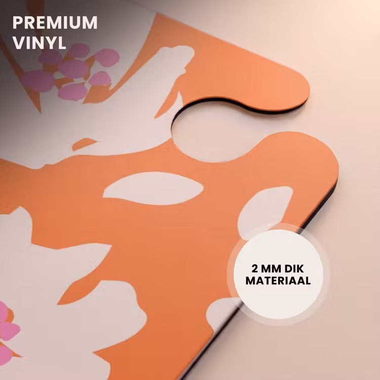 CaseSwap - Pastel bloemen - Crème met oranje — 6