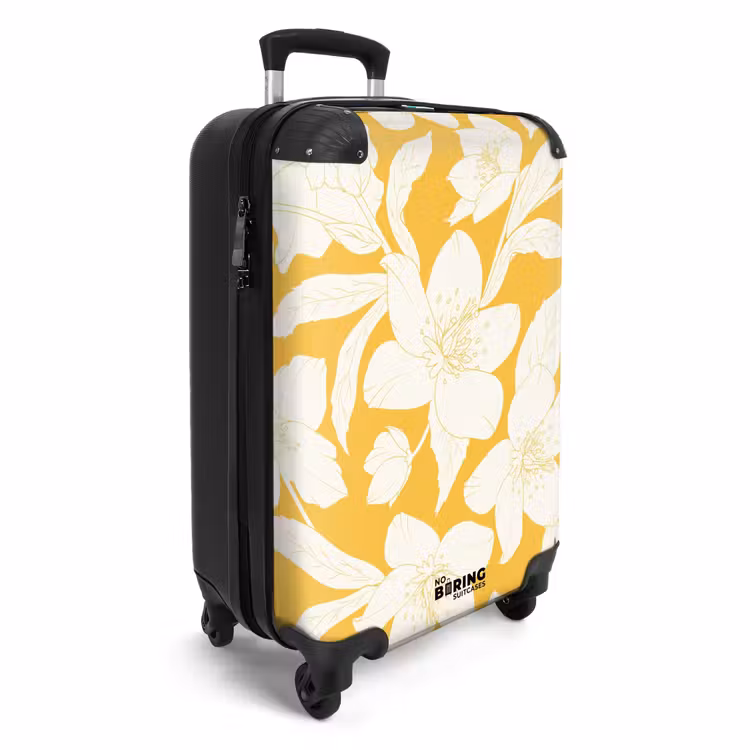 CaseSwap™ - Vintage bloemen - Geel — 2