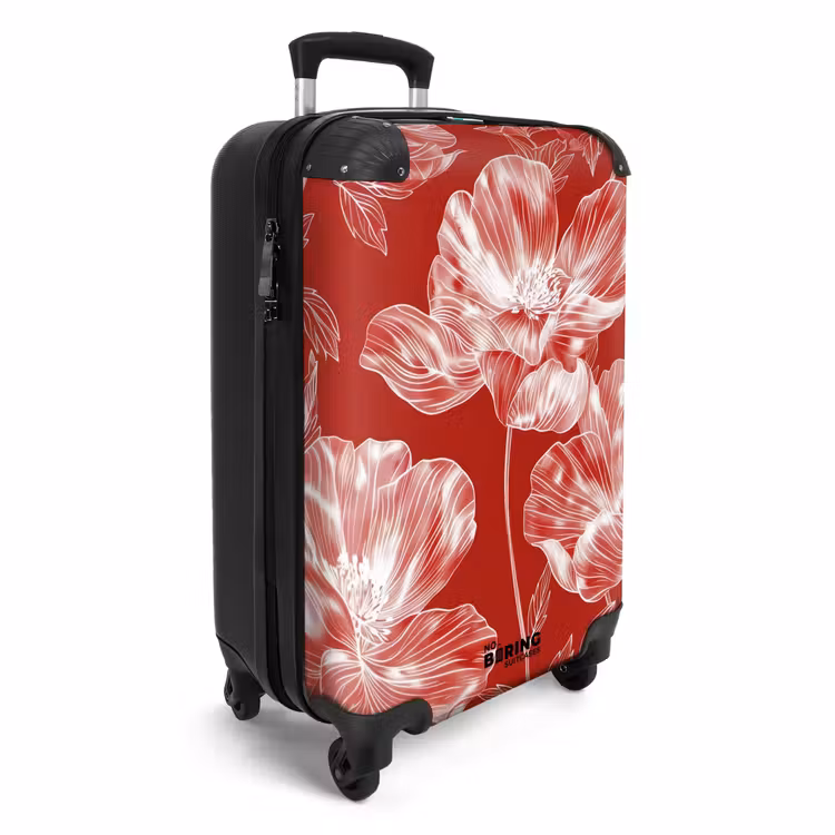 CaseSwap™ - Vintage bloemen - Rood — 2