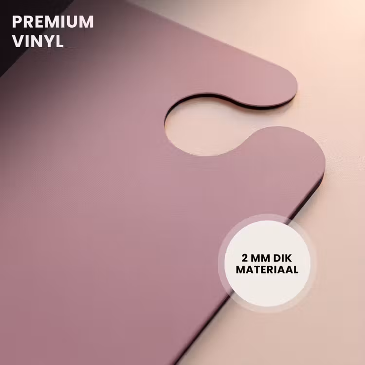 CaseSwap™ - Minimal - Zacht oudroze met zwarte streep — 6