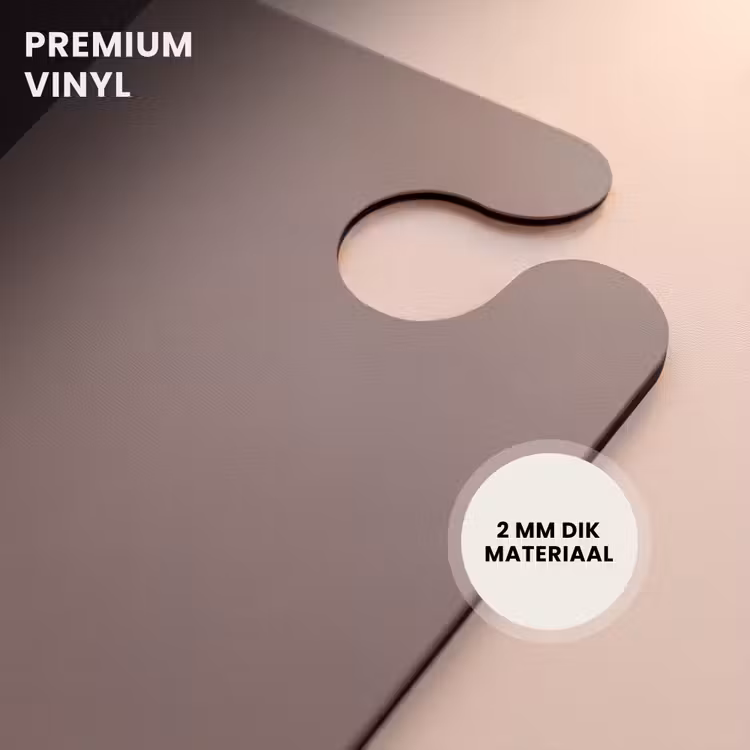CaseSwap™ - Minimal - Taupe met zwarte streep — 6