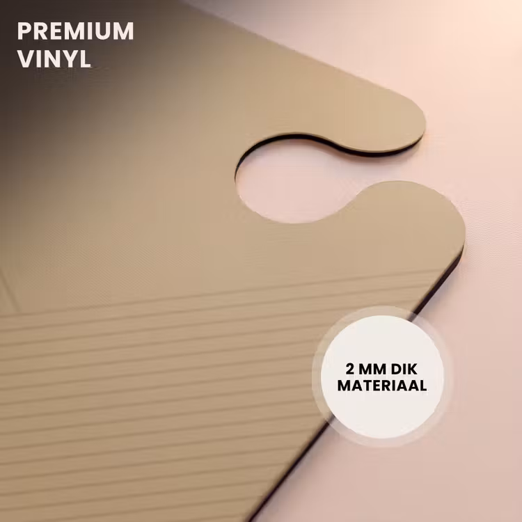 CaseSwap - Minimal - Kruisende lijnen op zandgoud — 6